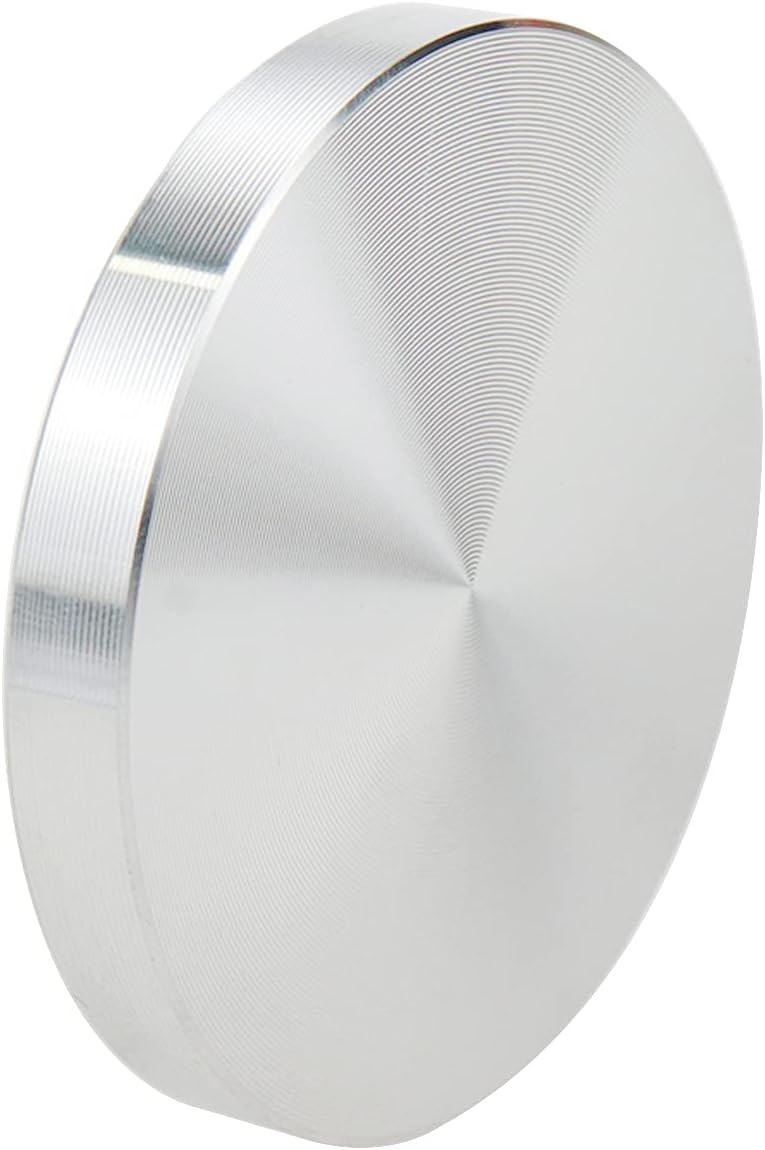 Mcredy Aluminum Disc M10 Thread 60mm/2.4" Diameter Glass Table Top Adapter Round Silver Set of 8 - Image 4